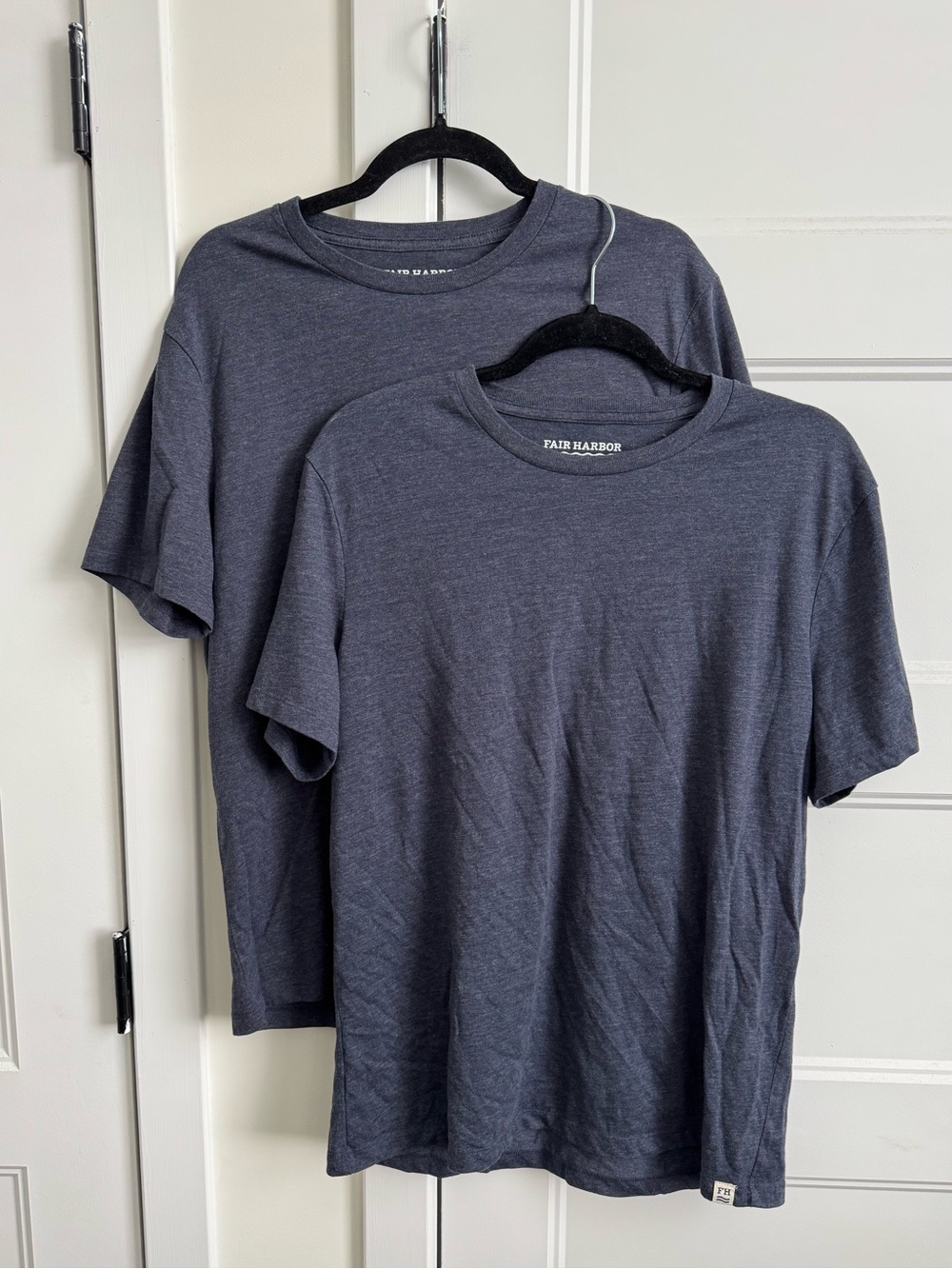 Fair Harbor Kismet Classic Fit Men’s Essential Casual Tee ~ Lot of 2 Navy Tees